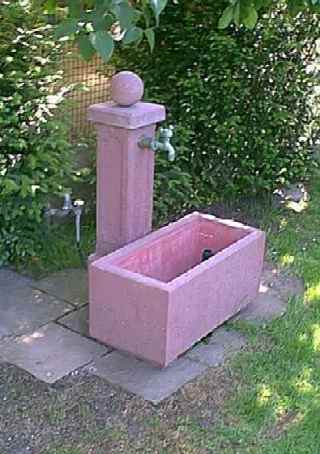 Brunnen - vorwiegend aus Standard-Fertigteilen