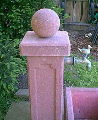 Balusterpfosten - Abdeckung - Kugel