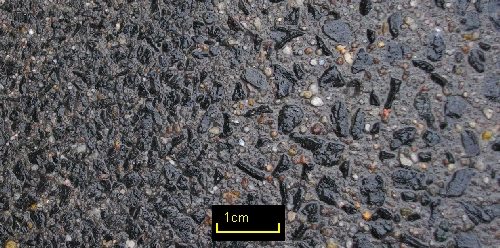 Sandstrahleffekt BASALT 35 59 Anthrazit 4 Muster bewässert