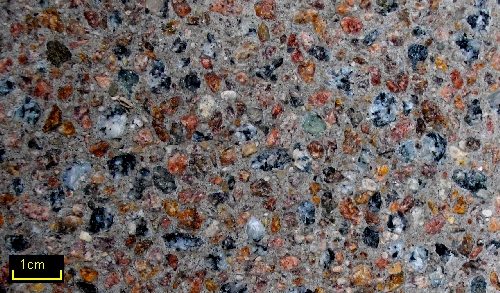 Sandstrahleffektbeton Granit_Grau / Granit_Rot MIX 35 grau