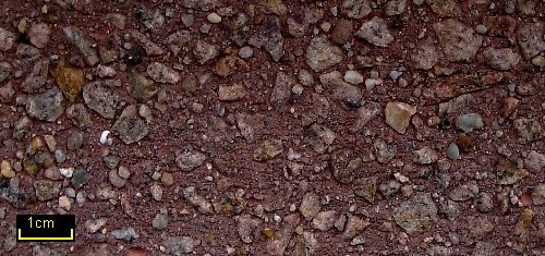 Sandstrahleffekt Granit Rot 58 braun 3