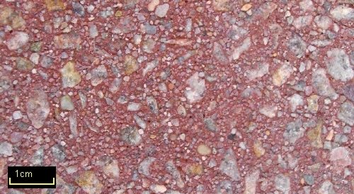 Sandstrahleffekt Granit rot 35 rot3